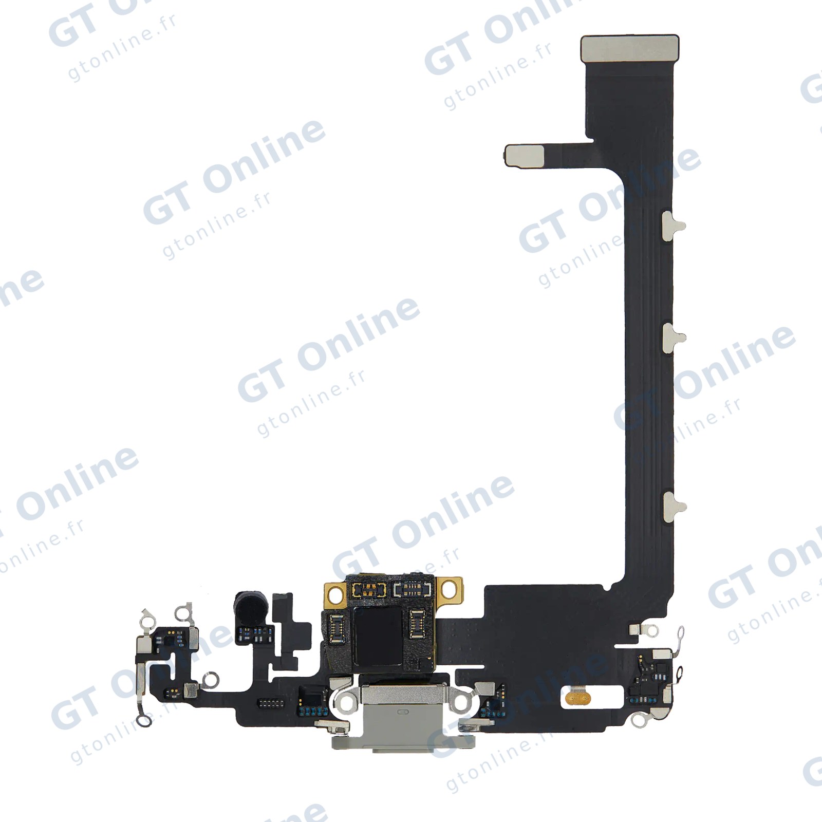 Dock de charge pour Apple iPhone 11 Pro Max (origine d'occasion, argent)