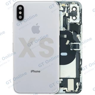 Châssis pour Apple iPhone XS (origine d'occasion — grade A, argent)