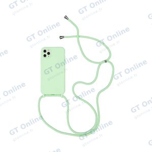 Coque Silicone avec Cordon Apple iPhone 12 Pro (05) Vert