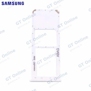 Tiroir SIM Original Samsung Galaxy A21S A217F GH98-45392B Blanc Prism