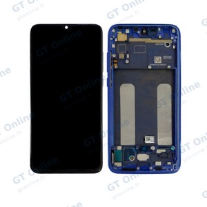 Écran Tactile avec Châssis Xiaomi Mi 9 Lite Bleu