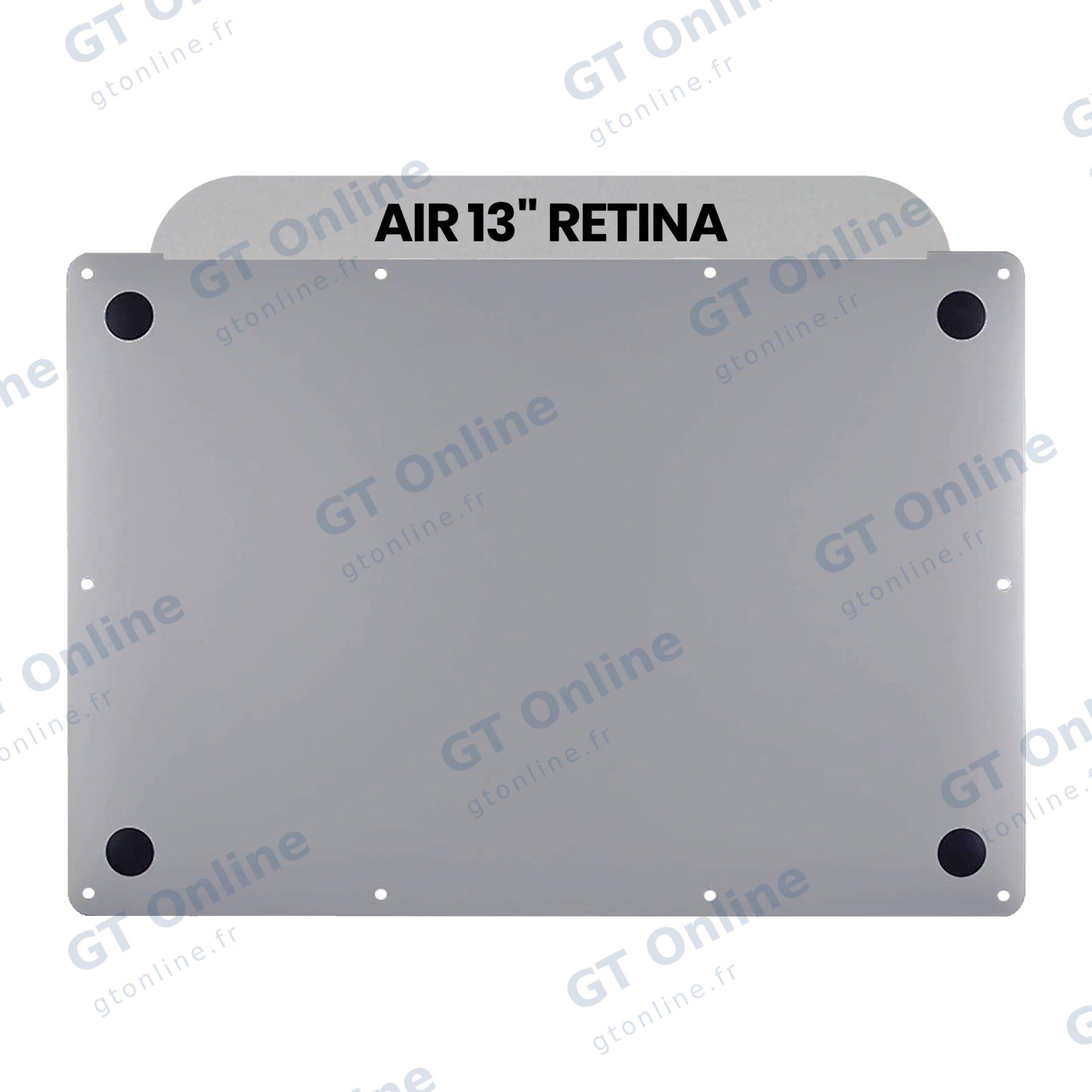 Coque inférieure pour Apple MacBook Air 13" A1932 (2018-2019) / A2179 (2020) (origine neuve, argent)