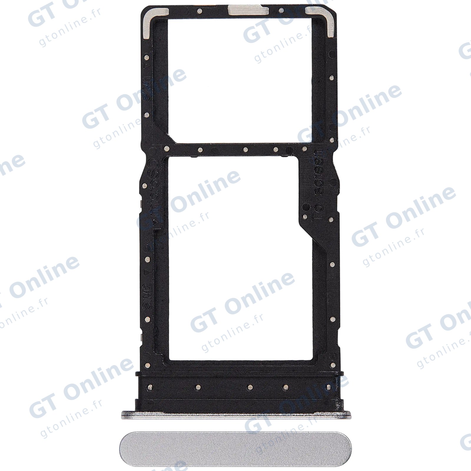 Tiroir SIM pour Samsung Galaxy A06 5G (A066 / 2025) (gris)