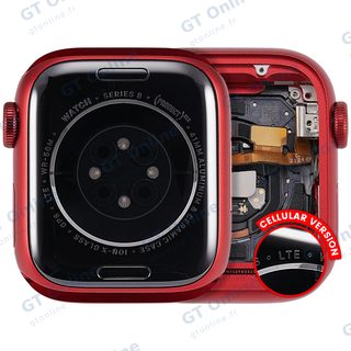 Châssis pour Apple Watch Series 8 (41MM) (origine d'occasion — grade A, Cellular Version, Aluminum / Red)