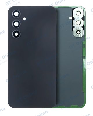 Capot arrière avec lentilles pour Samsung Galaxy A34 5G (A346 / 2023) (pack service origine, noir) — vue 1