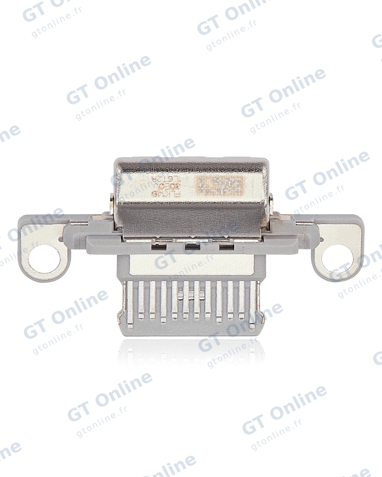 Connecteur de charge nu à souder pour Apple iPad 10 (2022) (soudure requise, argent)