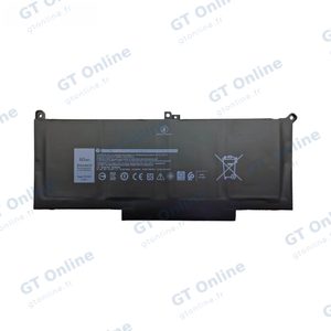 Batterie Ordinateur Portable Premium F3YGT pour Dell Latitude 7280 7290 7380 7390 7480 7490 E7280 E7480 E7490