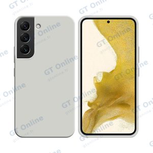 Coque Silicone Compatible pour Samsung Galaxy S22 S901 (#9) Blanc