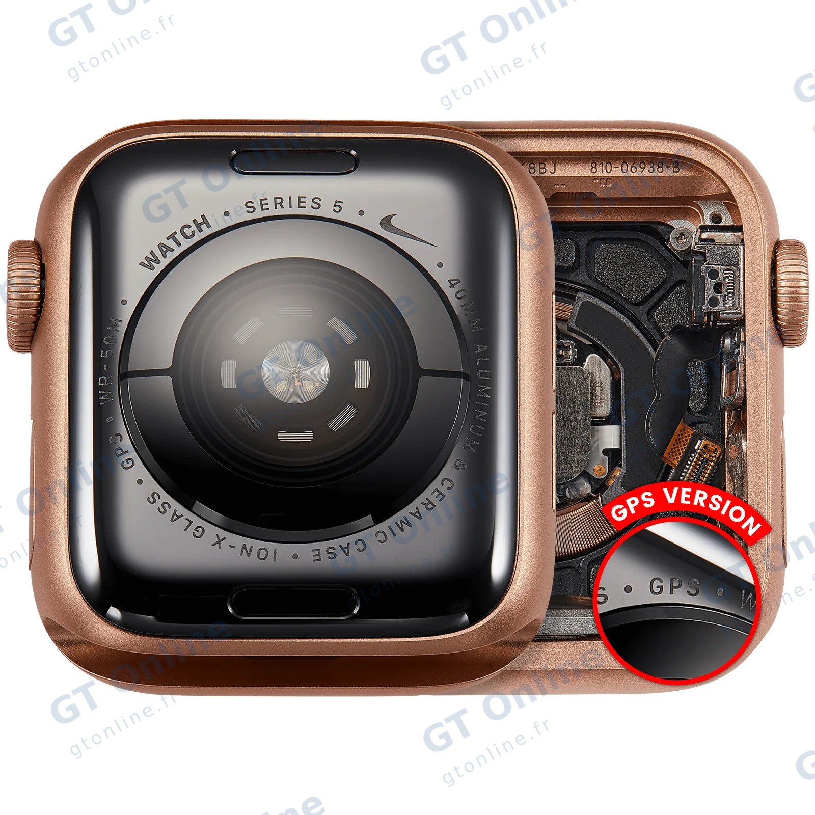 Châssis pour Apple Watch Series 5 (40MM) (origine d'occasion — grade A, version GPS, Aluminum / Gold)