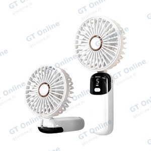 Mini Ventilateur Portable IFMF-04 avec Cordon Blanc