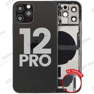 Châssis pour Apple iPhone 12 Pro (version US, origine d'occasion — grade A, graphite)