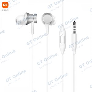 Écouteurs Filaires Jack 3.5mm Xiaomi Mi Basic ZBW4356TY Bulk Argent
