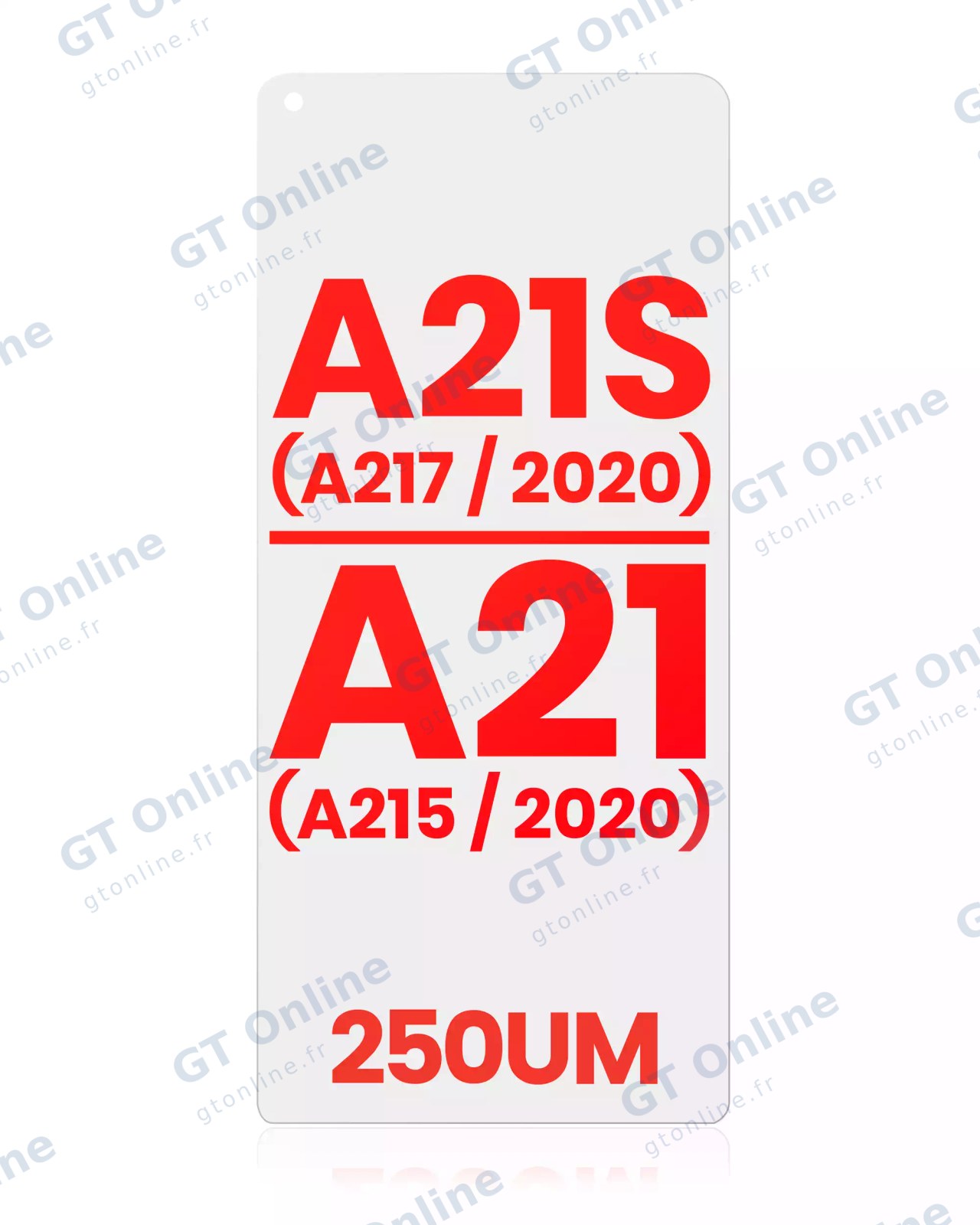 Film OCA pour Samsung Galaxy A21S (A217 / 2020) / A21 (A215 / 2020) (lot de 10, 250 µm)