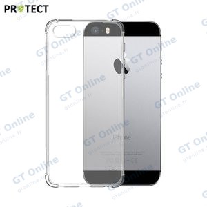 Coque Silicone Renforcée PROTECT pour Apple iPhone SE (1er Gen) Transparent