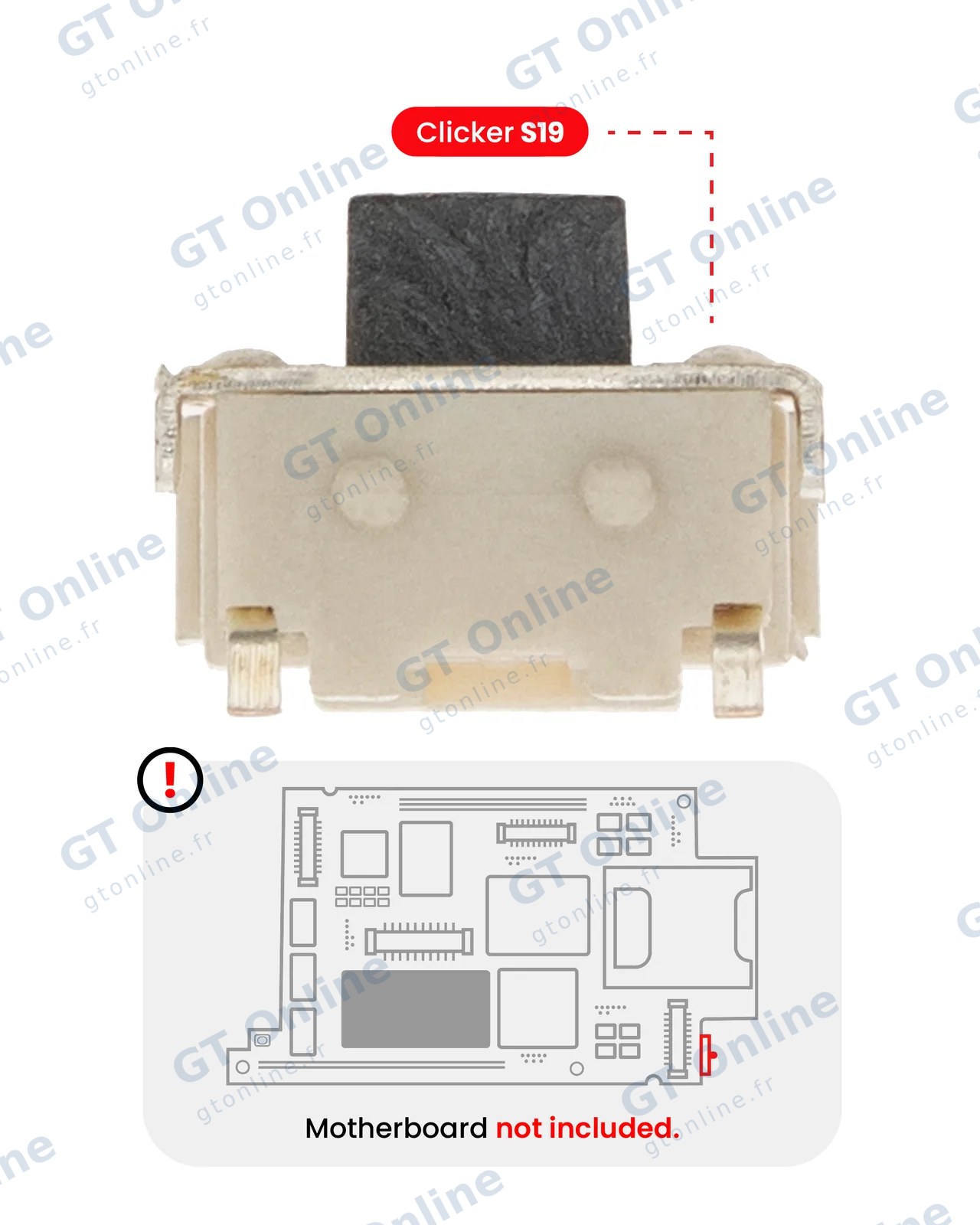 Pièce à microsouder pour Clicker S19