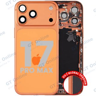 Châssis pour Apple iPhone 17 Pro Max (version EU, origine d'occasion — grade A, Cosmic Orange)