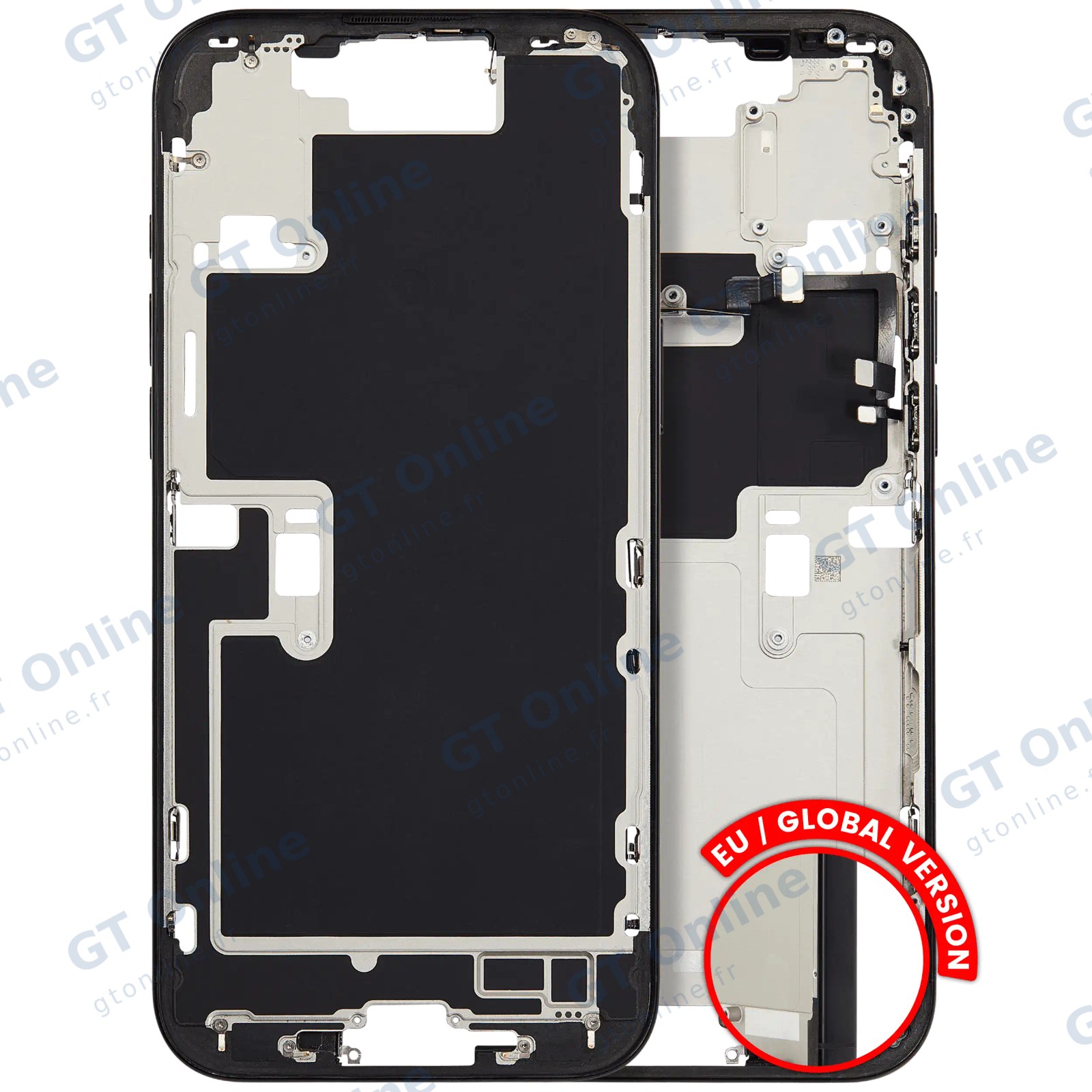 Châssis pour Apple iPhone 16 Pro Max (version EU, origine d'occasion — grade B, Black Titanium)