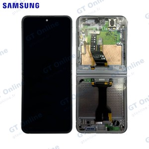 Écran Tactile Original ASMBLD Samsung Galaxy Z Flip 6 5G F741 GH82-35014A GH82-35013A Gris