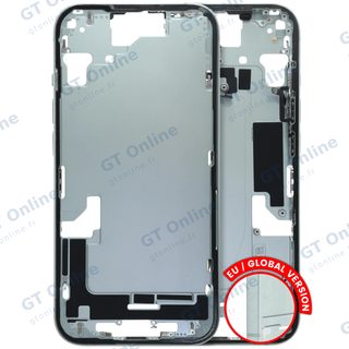 Châssis pour Apple iPhone 15 (version EU, origine d'occasion — grade B, vert) — Châssis central avec petites pièces