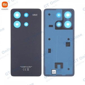 Cache Arrière Original Xiaomi Redmi Note 13 4G 56001000N700 5600040N7N00 Noir Minuit