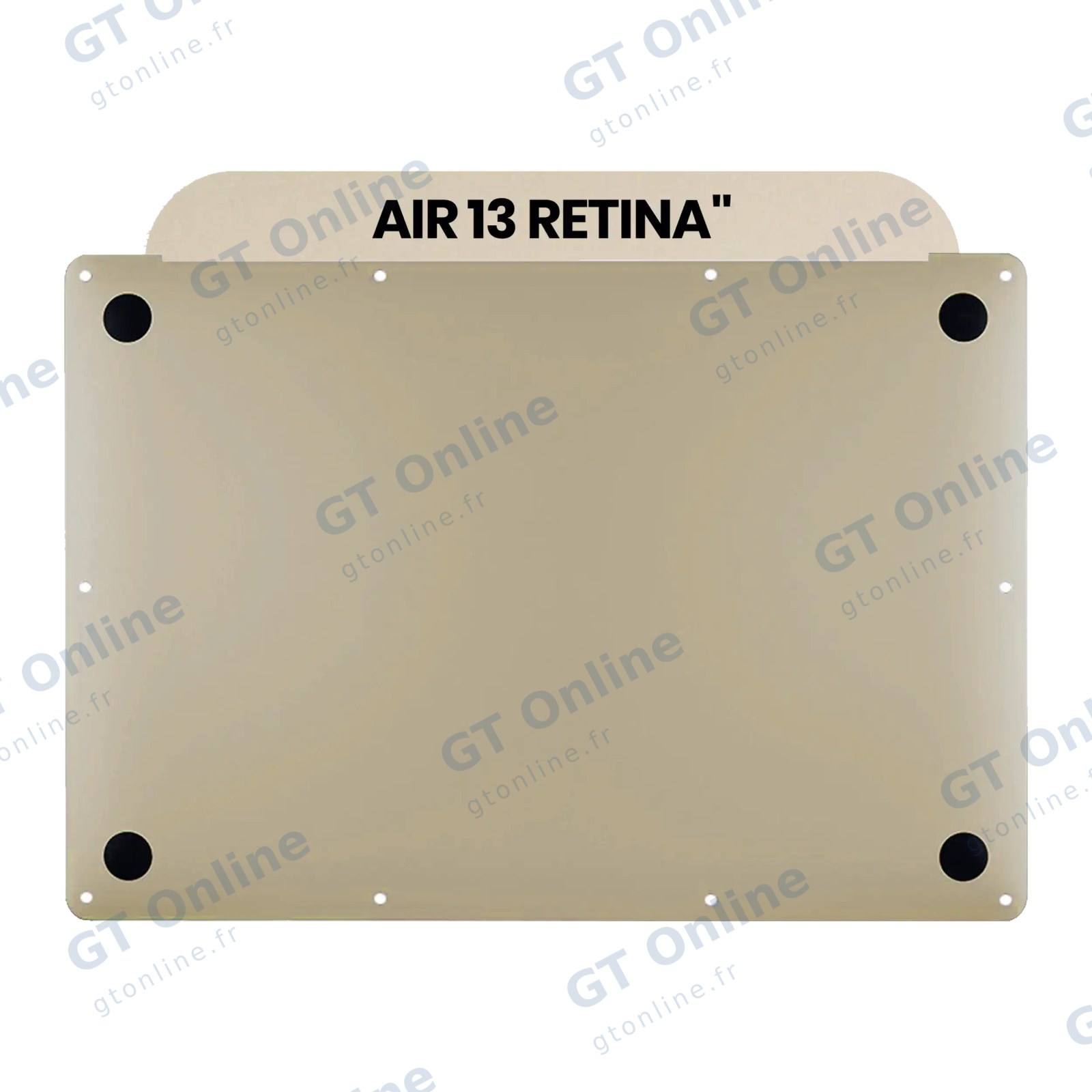 Coque inférieure pour Apple MacBook Air 13" A1932 (2018-2019) / A2179 (2020) (origine neuve, or)