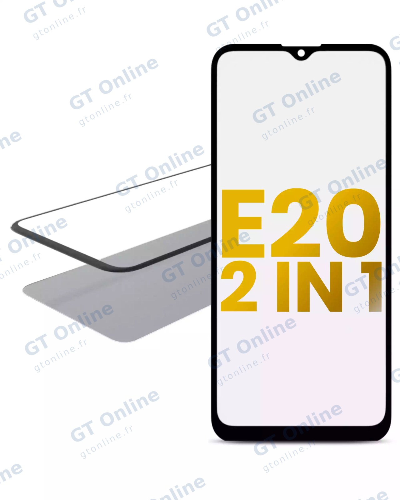 Vitre d’écran avec OCA pour Motorola Moto E20 (XT2155 / 2021)