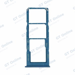 Tiroir Sim Premium Samsung Galaxy A02 A022F Bleu