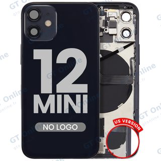 Châssis pour Apple iPhone 12 Mini (version US, compatible premium, noir)
