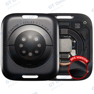 Vitre arrière pour Apple Watch Series 7 (41mm) (version GPS, Aluminum / Space Black)