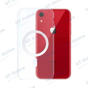 Coque Silicone MagSafe Compatible pour Apple iPhone XR Transparent