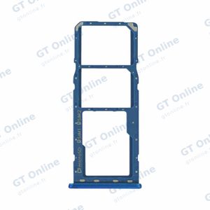Tiroir Sim Premium Samsung Galaxy A7 2018 A750 Bleu
