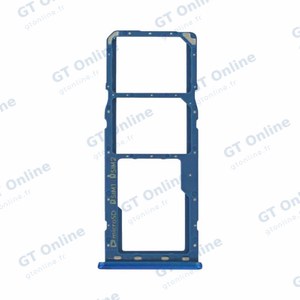 Tiroir Sim Premium Samsung Galaxy A7 2018 A750 Bleu