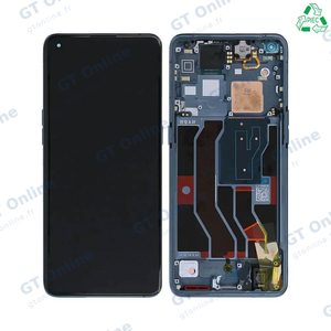Écran Tactile Original Pulled avec Châssis (PIEC) OPPO Find X3 Pro Bleu