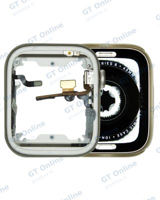 Châssis pour Apple Watch Series 8 (45MM) (Aluminum/Starlight, version GPS, origine d'occasion — grade A)