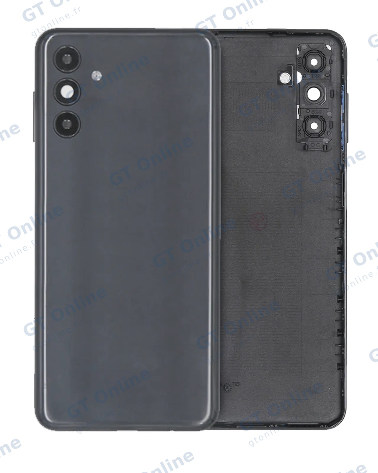 Vitre arrière pour Samsung Galaxy A04s (A047 / 2022) (pack service origine, noir)