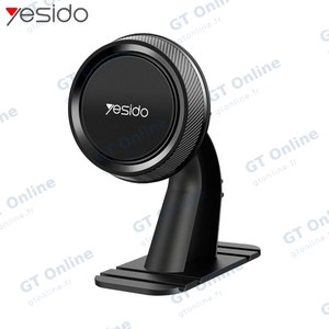 Support Smartphone Magnétique pour Voiture Yesido C60 (Adhesif) Noir