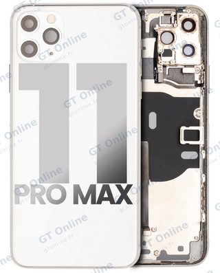 Châssis pour Apple iPhone 11 Pro Max (origine d'occasion — grade B, argent)