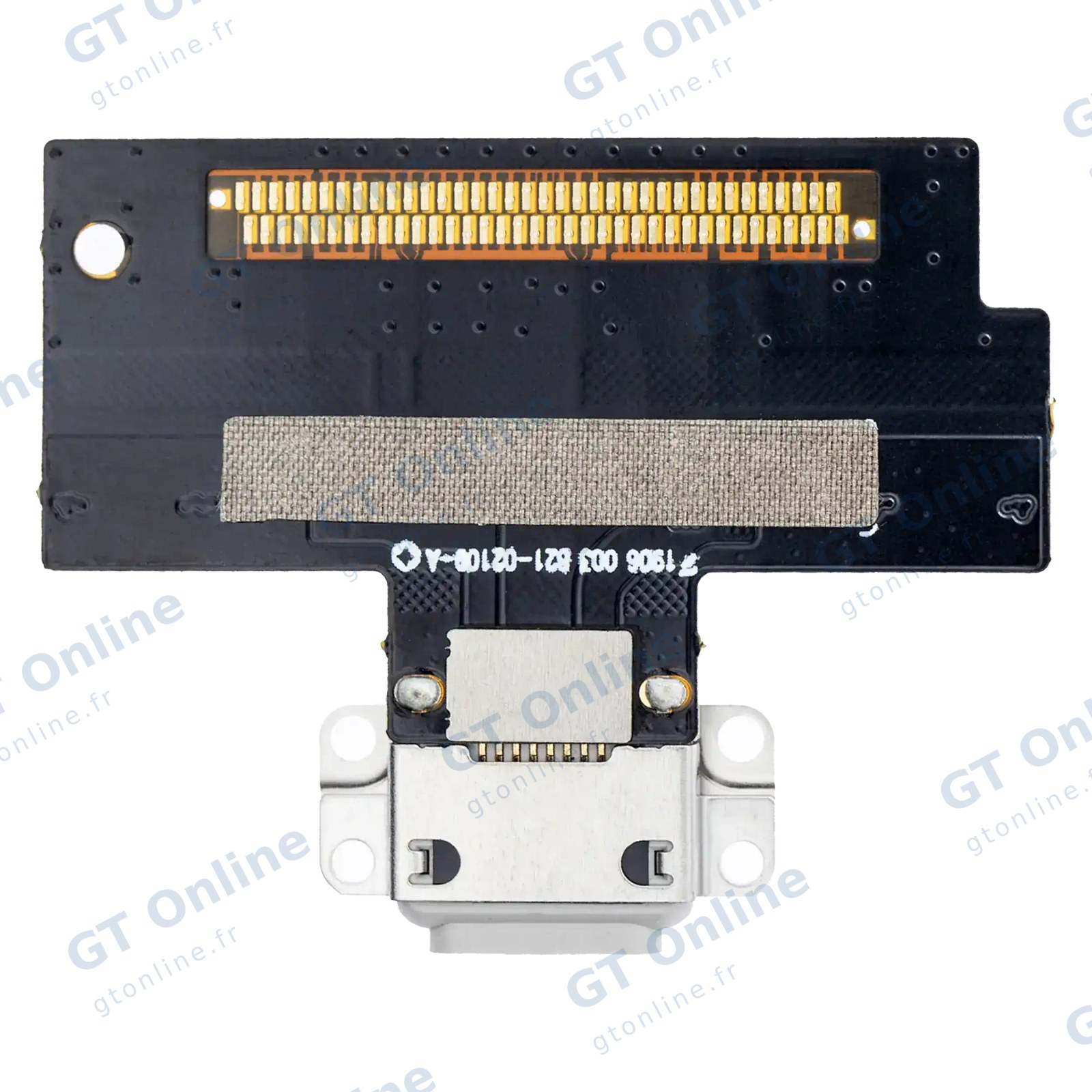 Nappe de connecteur de charge à souder pour Apple iPad Air 3 (soudure requise, compatible premium, blanc)