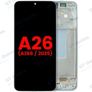 Écran OLED avec châssis pour Samsung Galaxy A26 5G (A266 / 2025) (blanc)