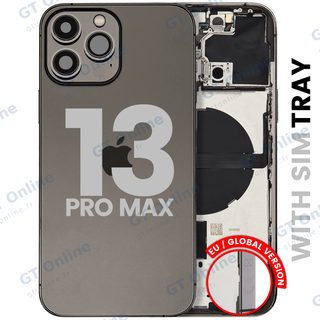 Châssis pour Apple iPhone 13 Pro Max (version EU, origine d'occasion — grade A, graphite)