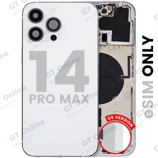 Châssis pour Apple iPhone 14 Pro Max (version US, origine d'occasion — grade B, argent)