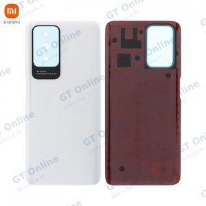 Cache Arrière Original Xiaomi Redmi 10 2022 55050001KF9X Blanc Galet