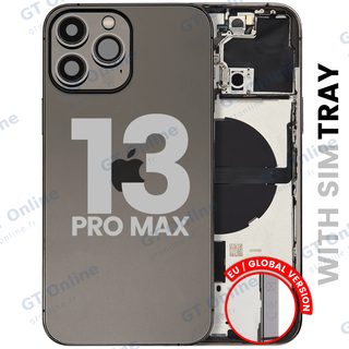 Châssis pour Apple iPhone 13 Pro Max (version EU, origine d'occasion — grade B, graphite)