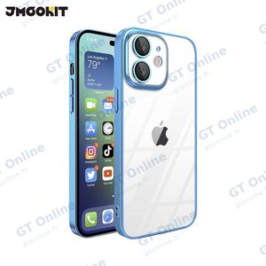 Coque de Protection Crystal Glass JMGOKIT pour Apple iPhone 11 Bleu