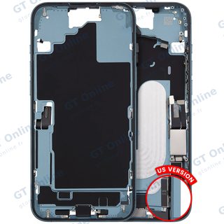 Châssis pour Apple iPhone 16 Plus (version US, origine d'occasion — grade B, turquoise)