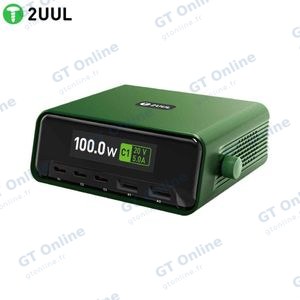 Station de Chargement 2UUL PC12 Digital Monitor 110W (3x USB-C + 2x USB)