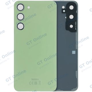 Vitre arrière pour Samsung Galaxy S23 Plus (pack service origine, Lime)