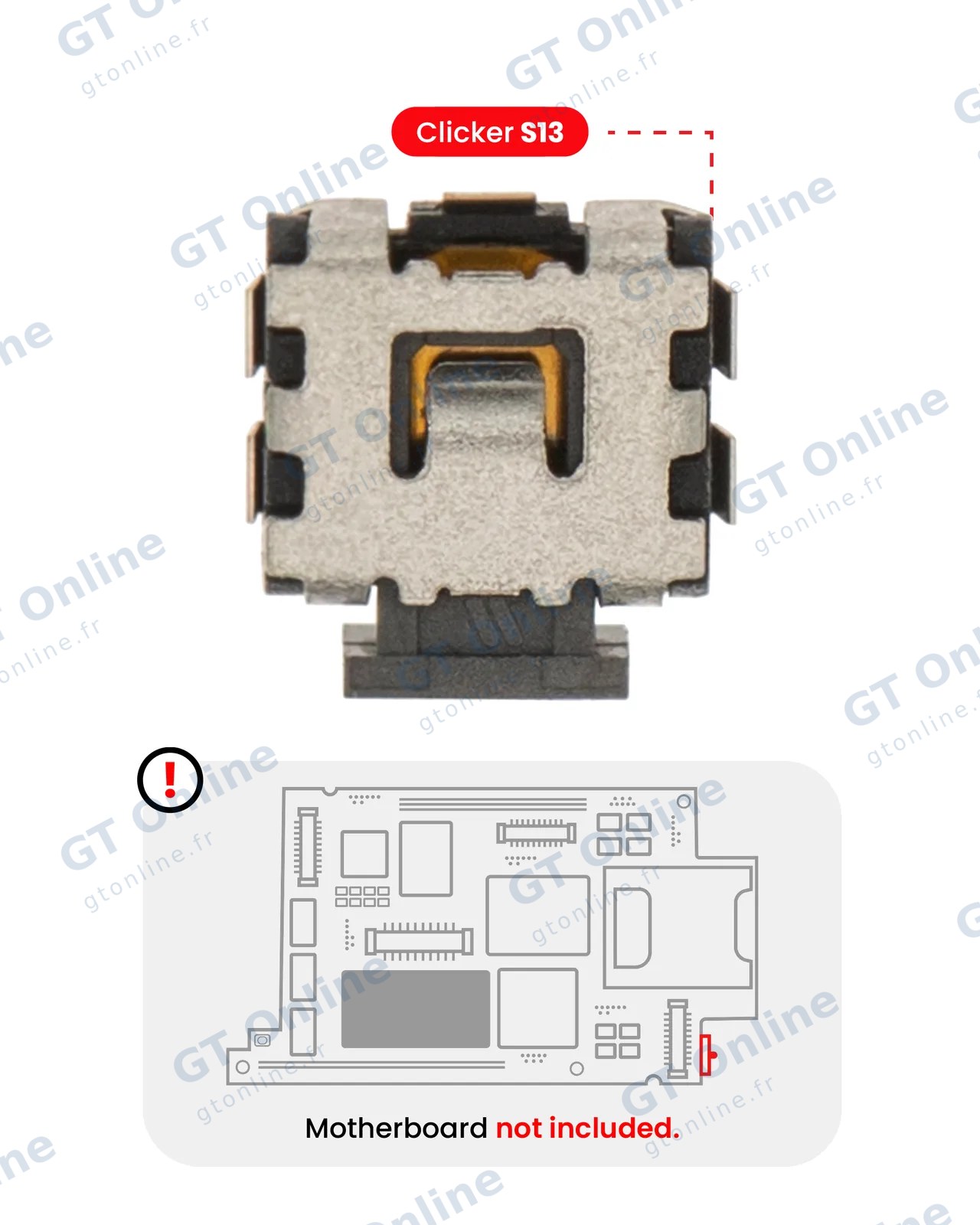 Pièce à microsouder pour Clicker S13