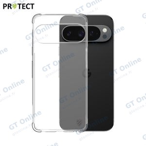 Coque Silicone Renforcée PROTECT pour Google Pixel 9 Pro Transparent