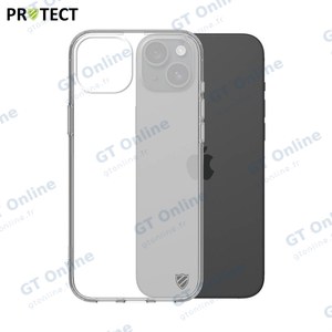 Coque Silicone PROTECT pour Apple iPhone 16 Plus Transparent